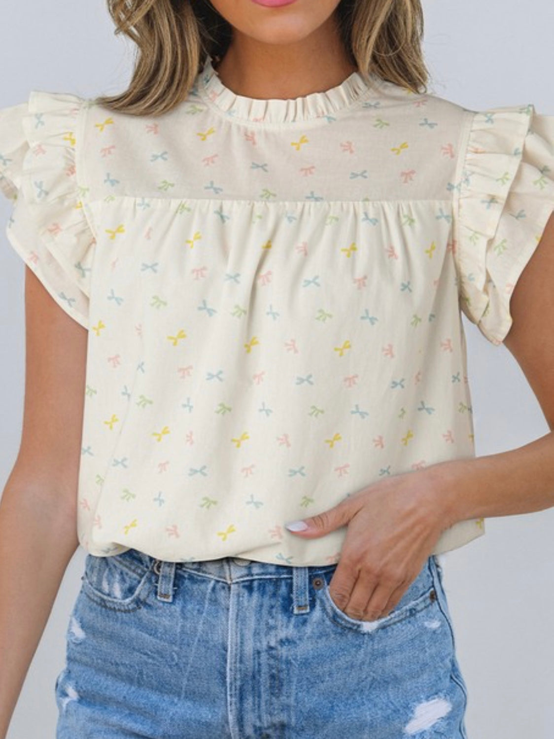 Sweet Talk Flutter Blouse
