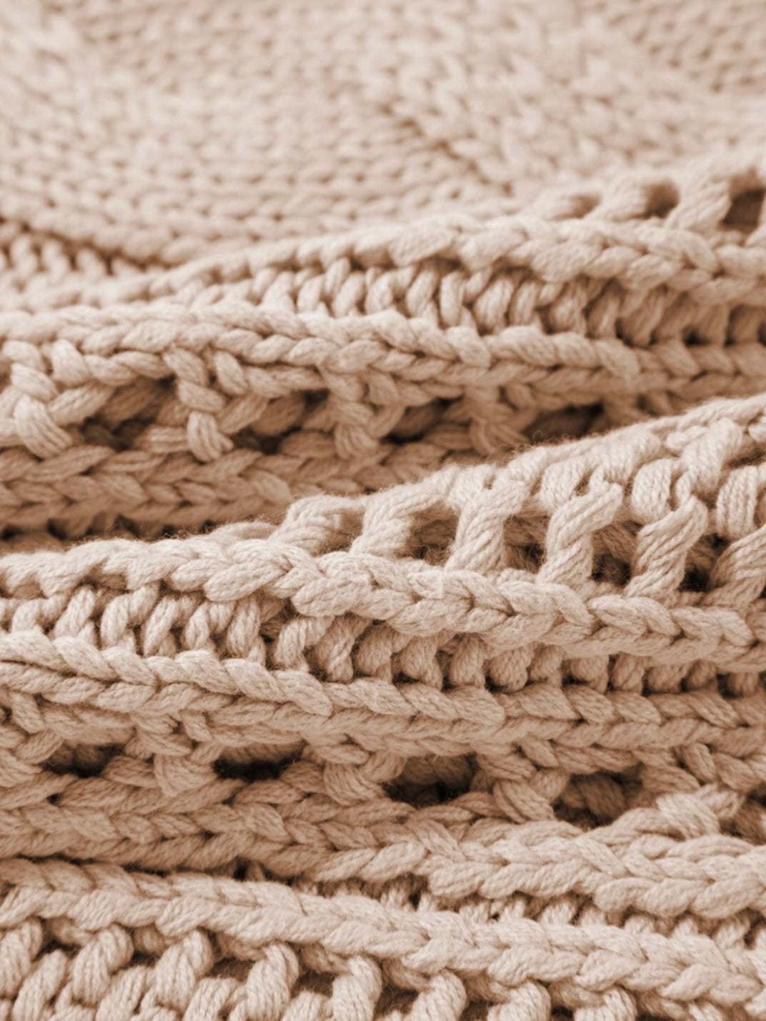 Sandswept Cable Knit Sweater