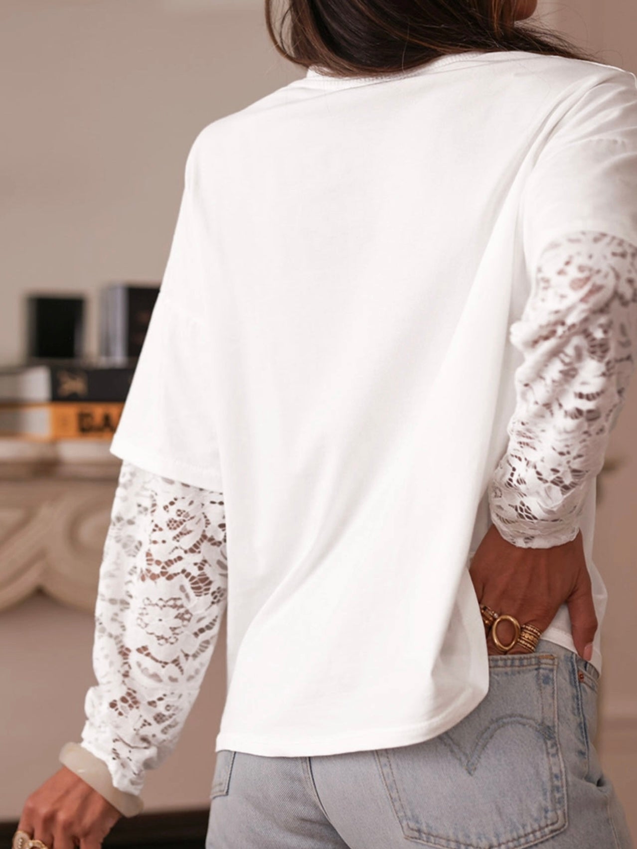 Lace Whisper Tee