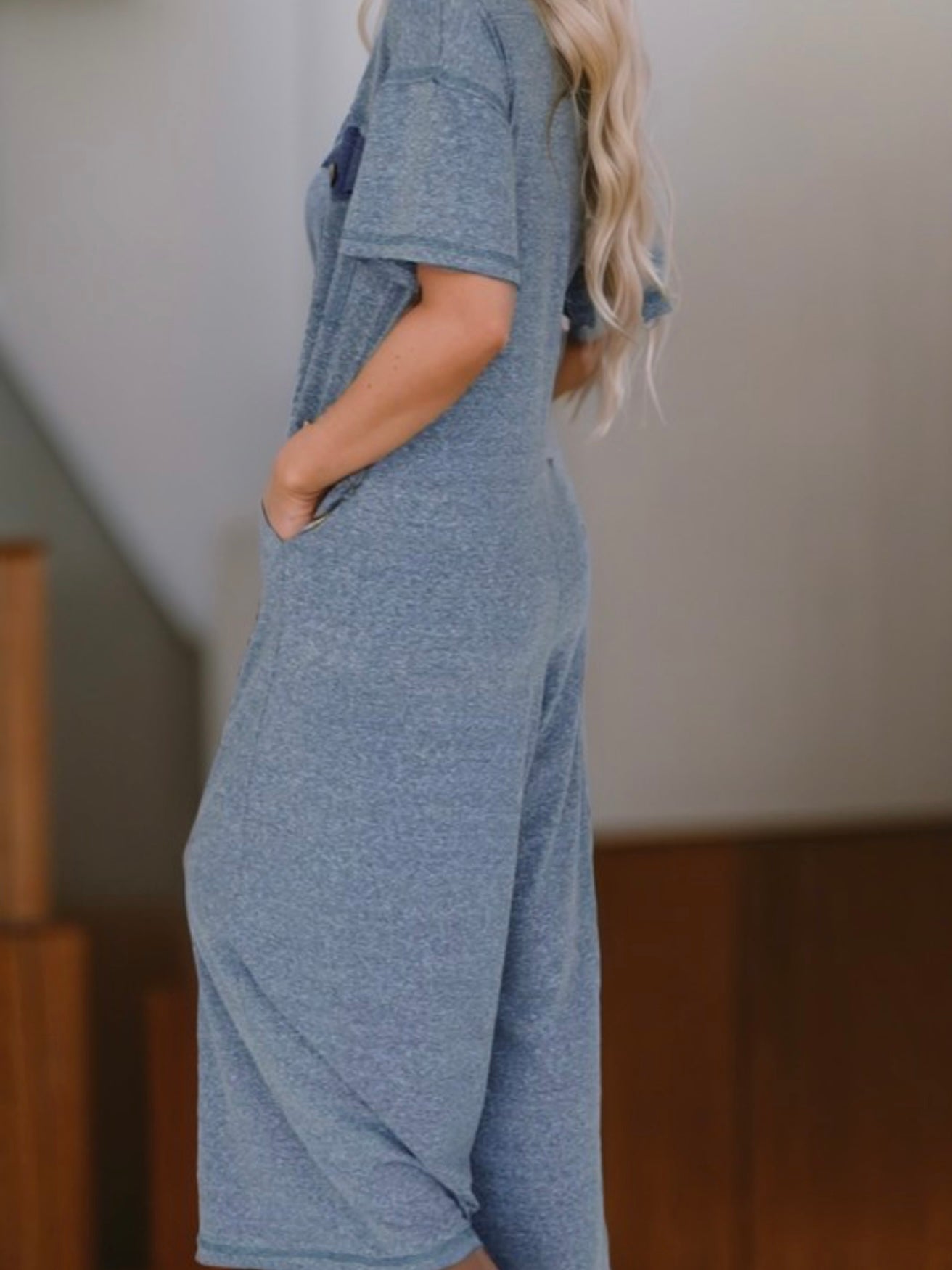 Indigo Utility Jumpsuit