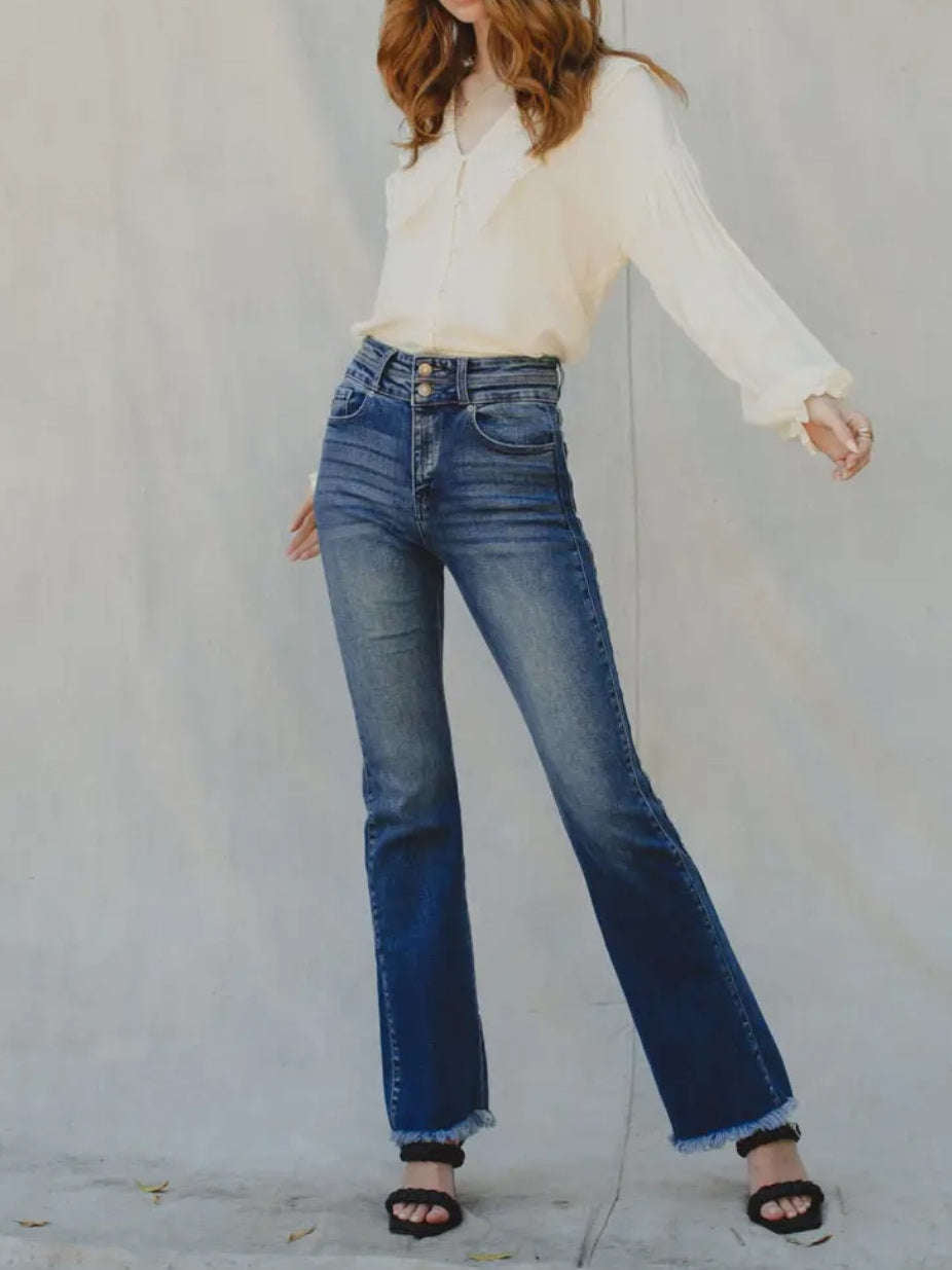 Genevieve High Rise Kancan Jeans