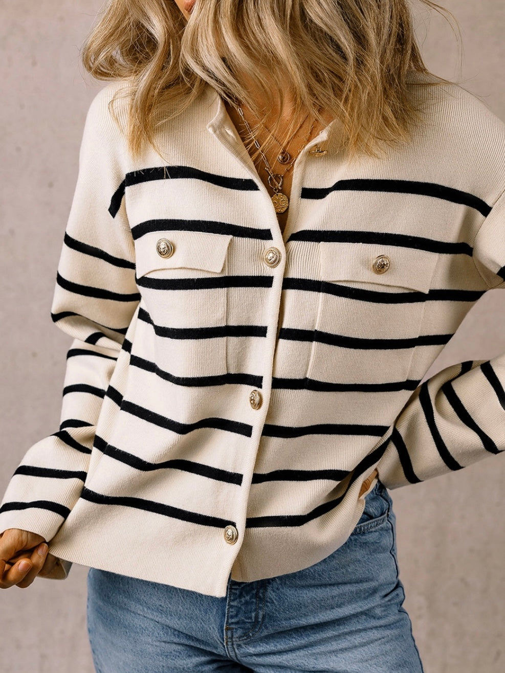 Proper Stripe Cardigan