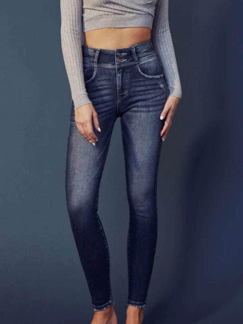 Valerie Double Button Skinny Kancan Jean