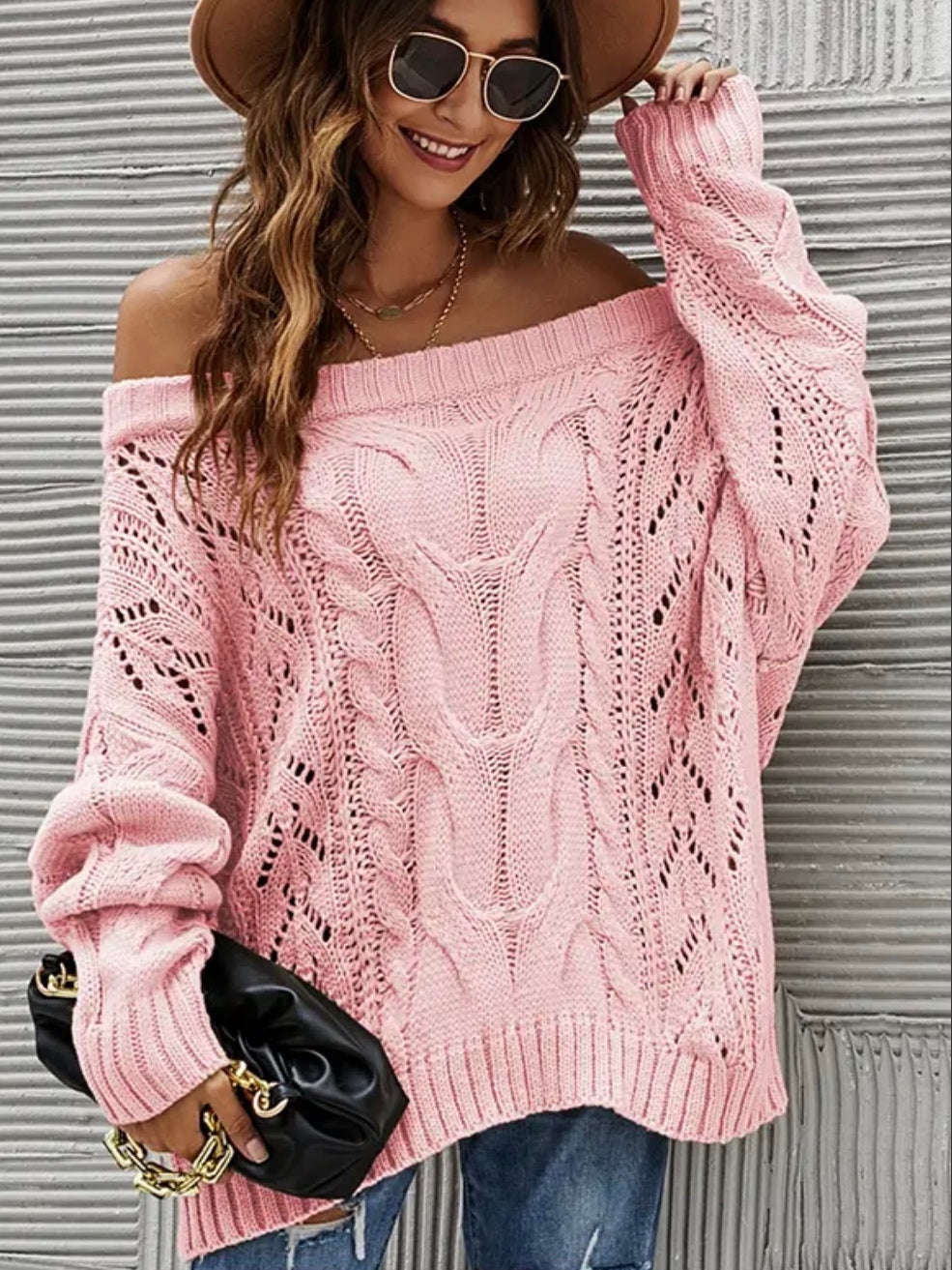 Erica Off The Shoulder Sweater