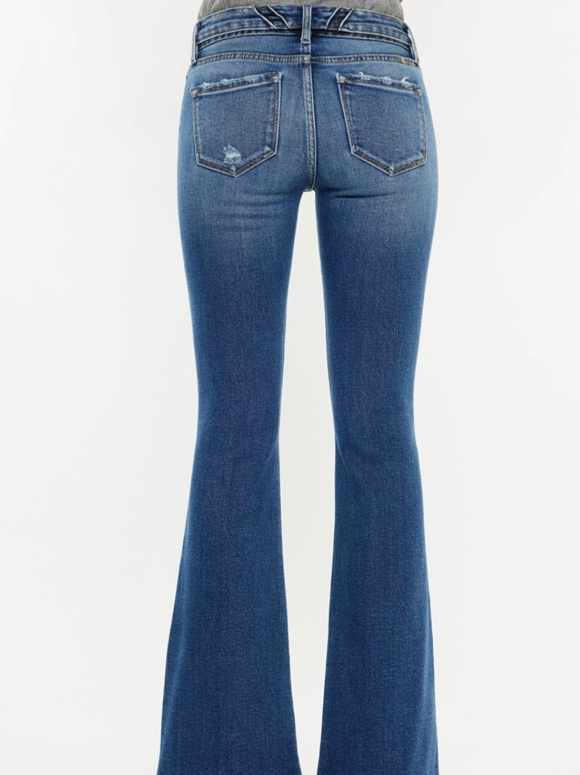 Melina Mid Rise Flare Jeans