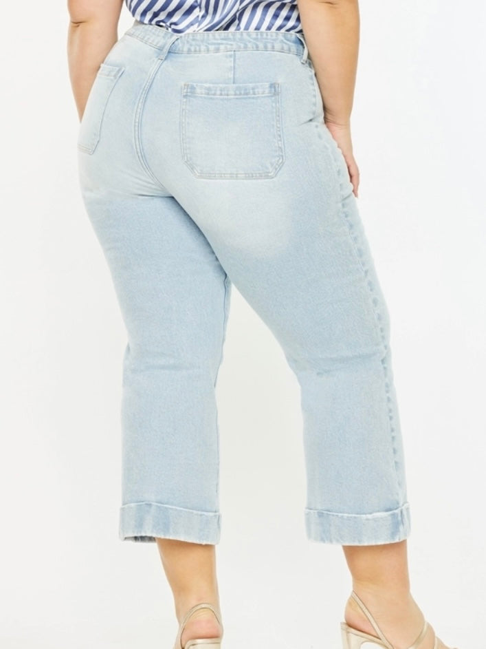 Double Pocket Crop Kancan Jeans