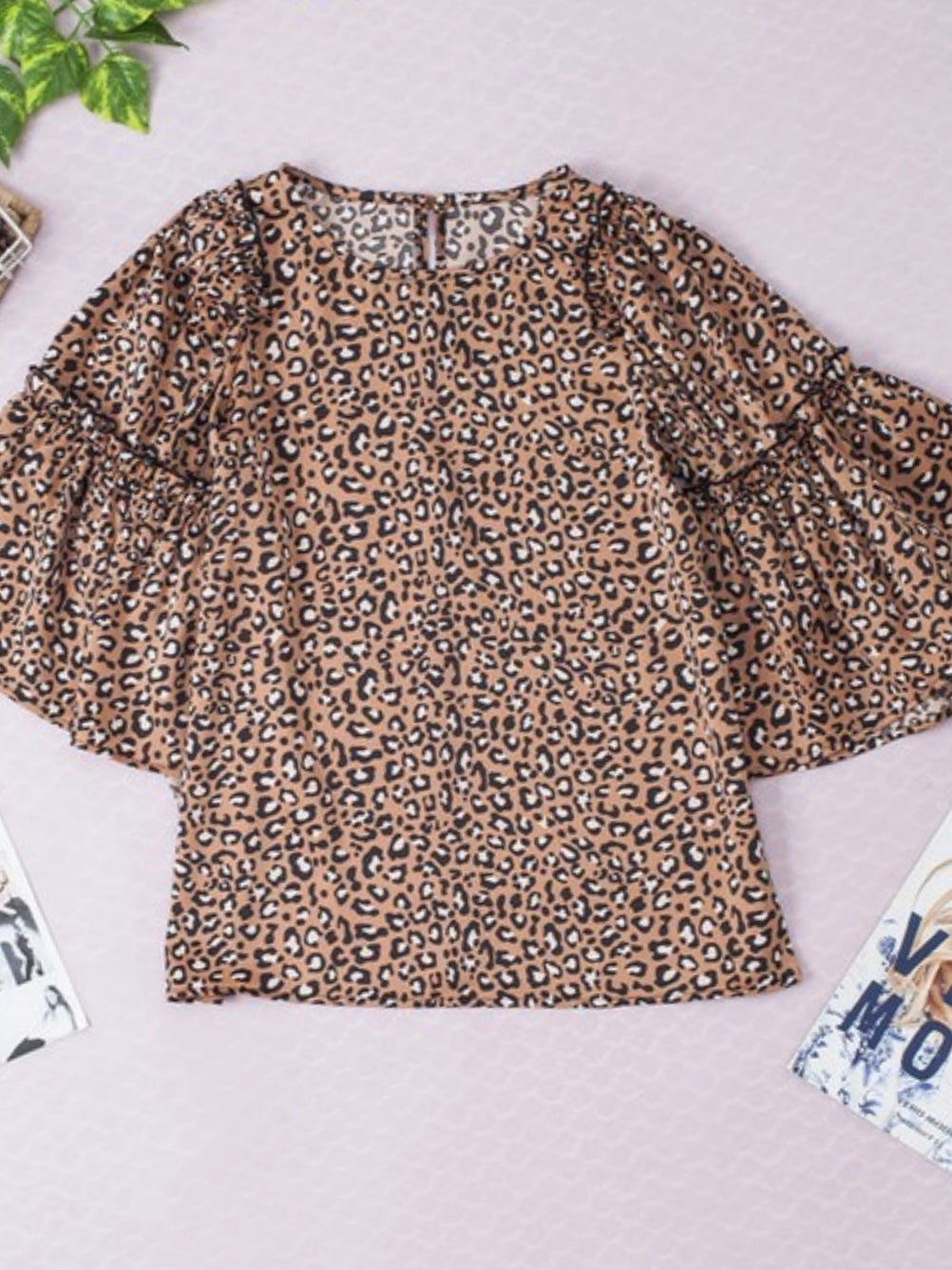 Wild Whisper Bell Sleeve Top