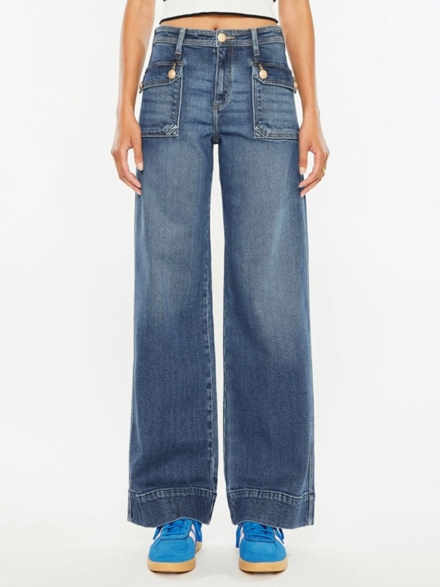 Full Utility Wide Leg Jeans
