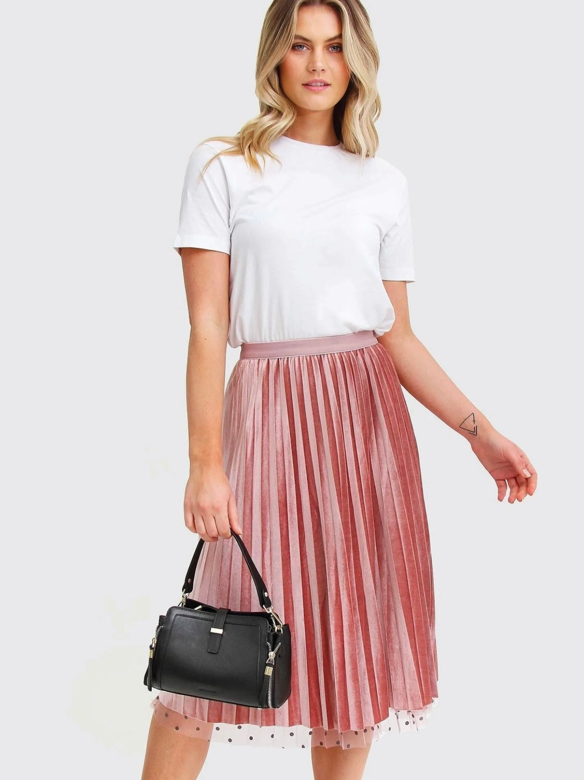 Mixed In Pink Reversible Skirt