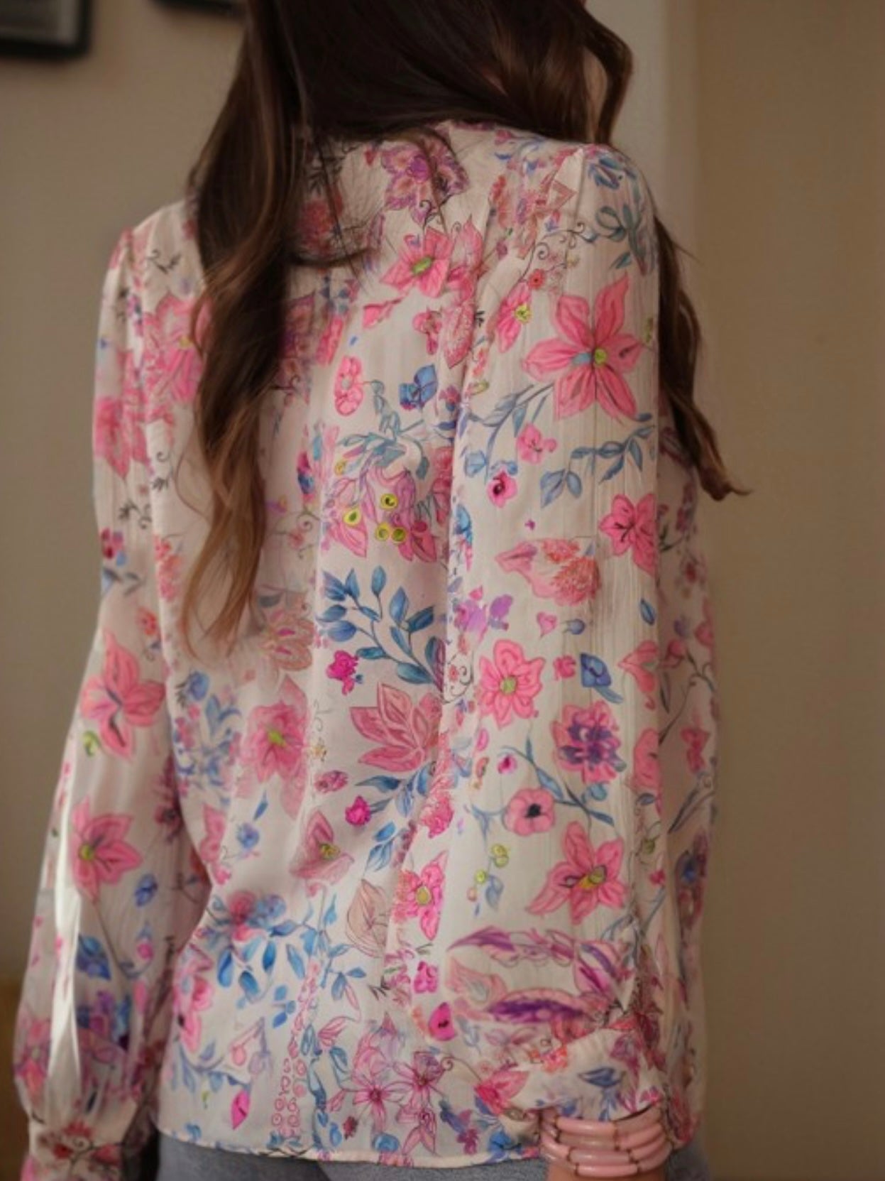 Meadow Bloom Button Blouse