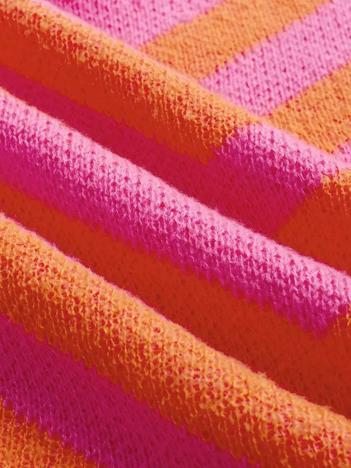 Sunset Chevron Knit Sweater