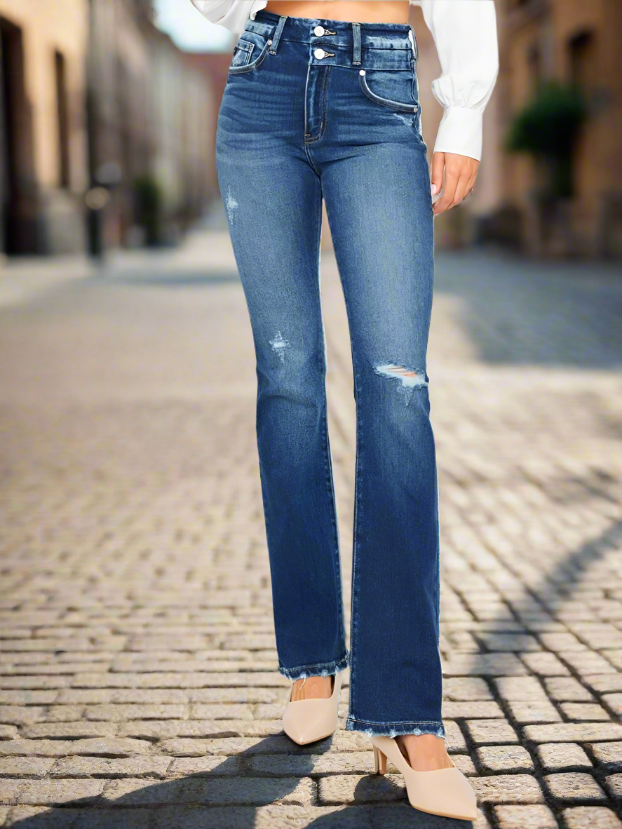 Daring High Rise Bootcut Jeans