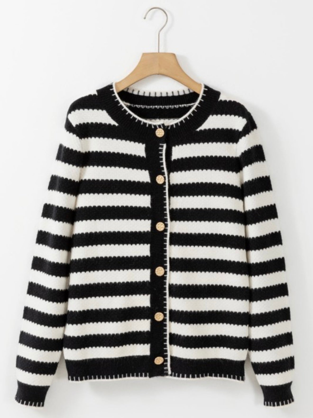 Chic Noir Cardigan