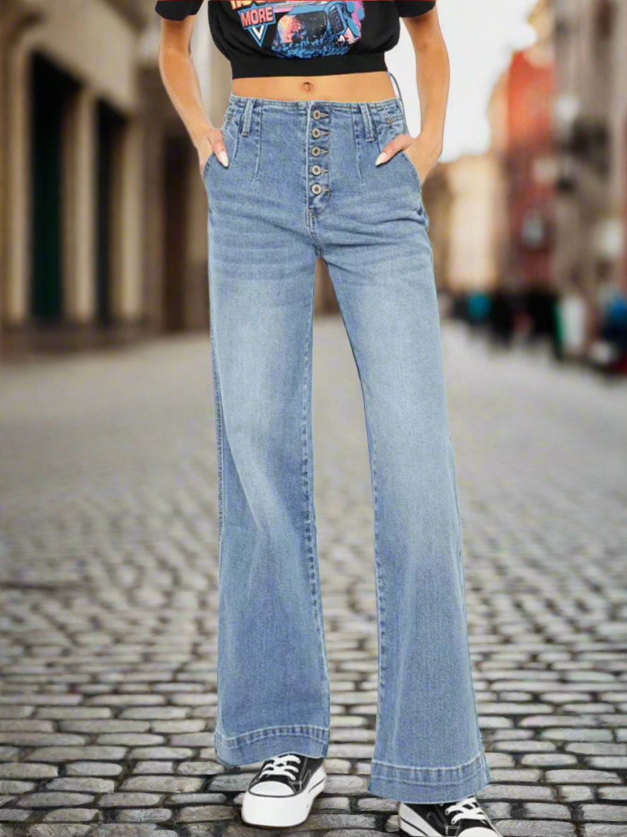 Zoey Wide Leg Jeans