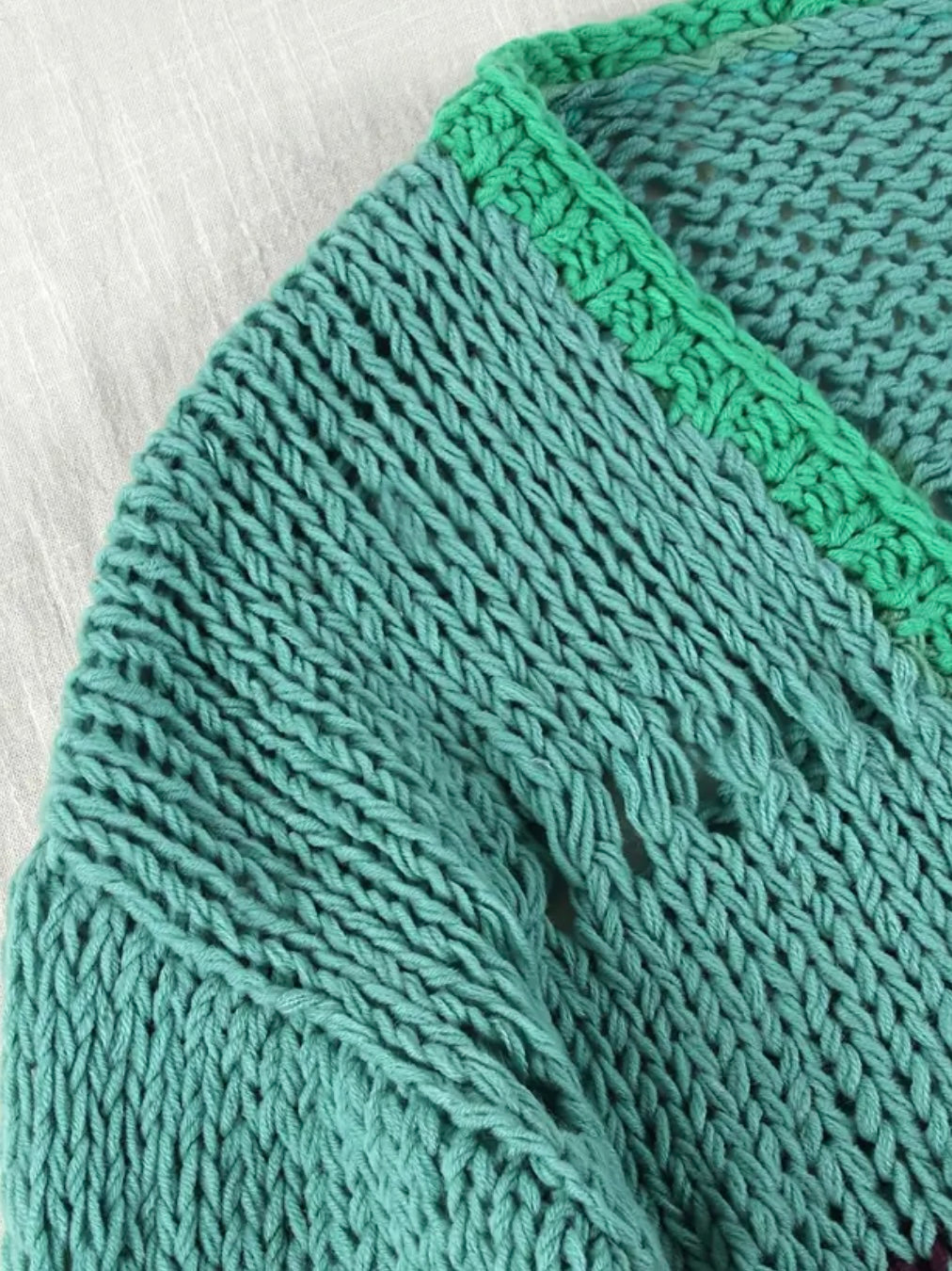 Boho Glow Knit Cardigan