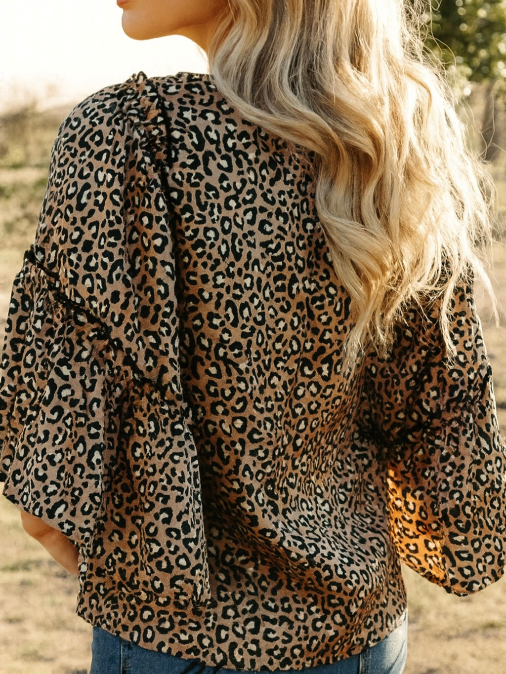 Wild Whisper Bell Sleeve Top