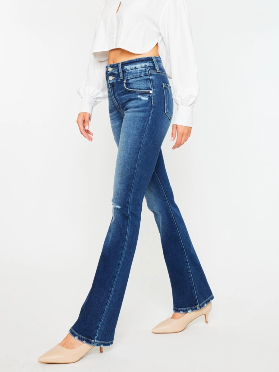 Daring High Rise Bootcut Jeans